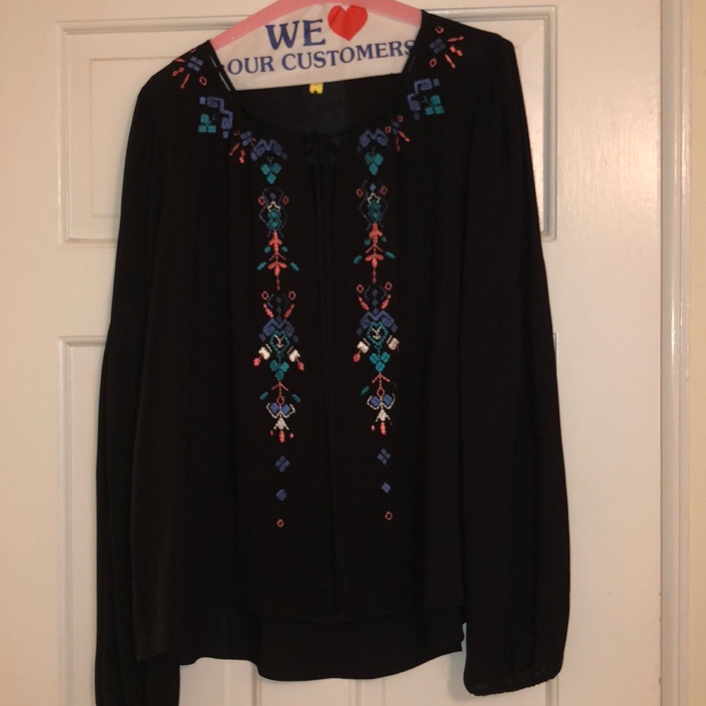 Parker embroidered blouse